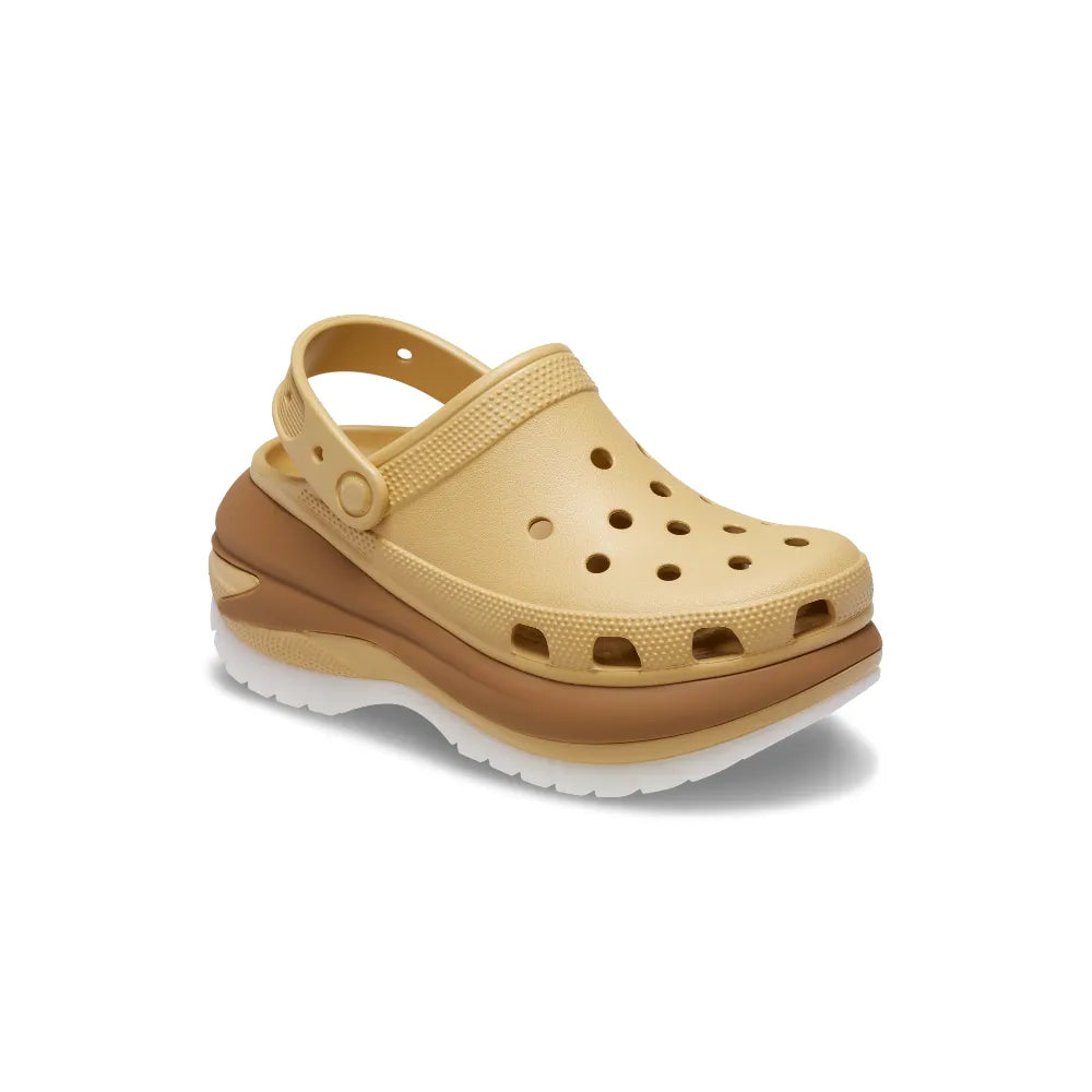 Giày Clog Unisex Crocs Mega Crush Matte - Wheat