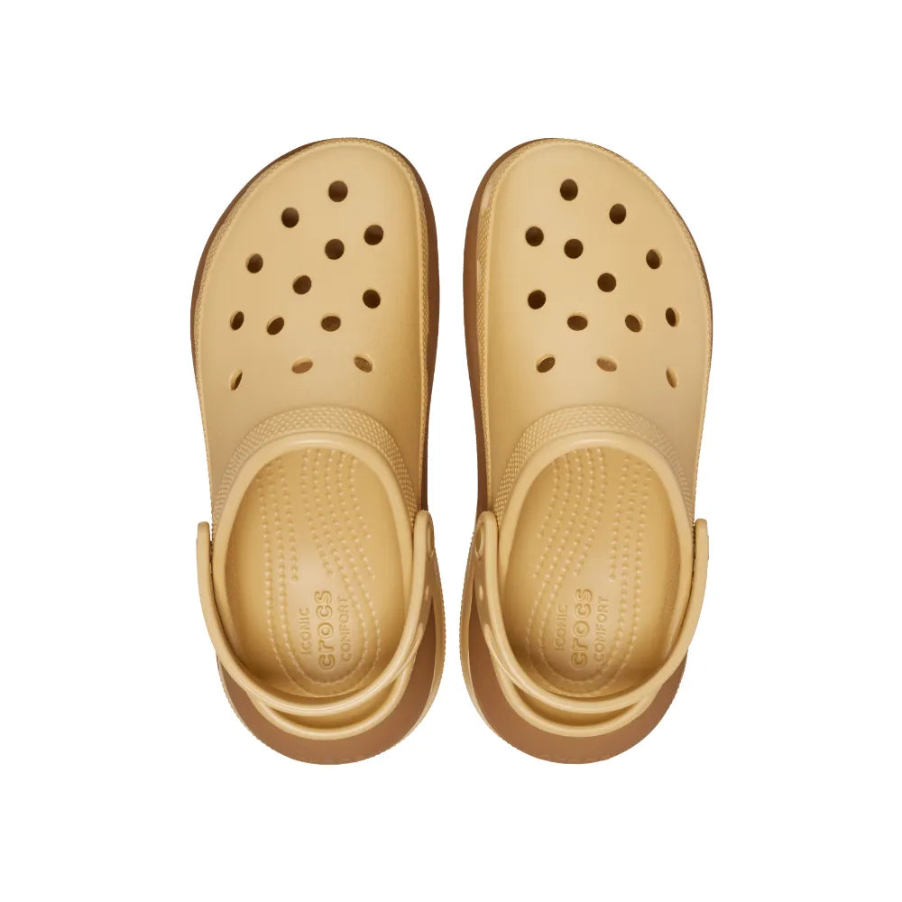 Giày Clog Unisex Crocs Mega Crush Matte - Wheat