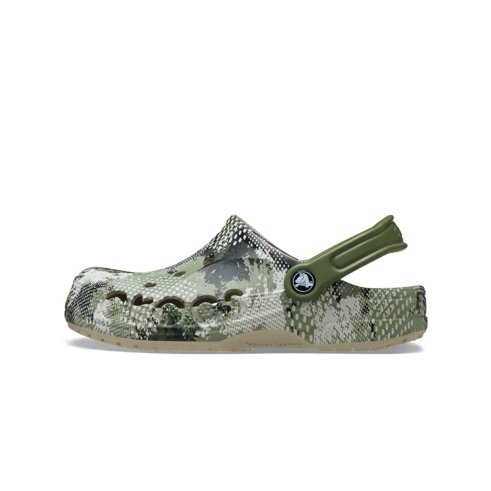 Giày Clog Unisex Crocs Seasonal Printed Baya - Cobblestone