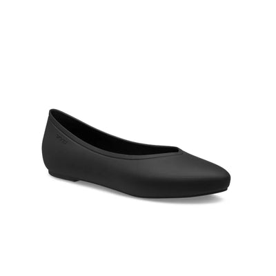 Giày Đế Bệt Nữ Crocs Brooklyn Pointed - Black