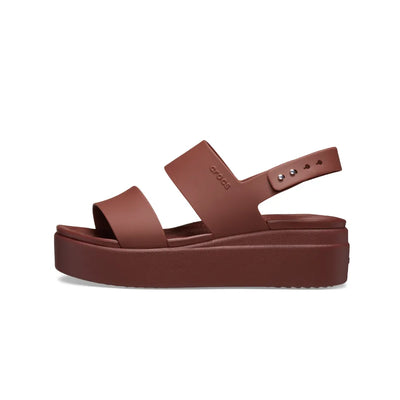 Giày Đế Xuồng Nữ Crocs Brooklyn - Dark Clay