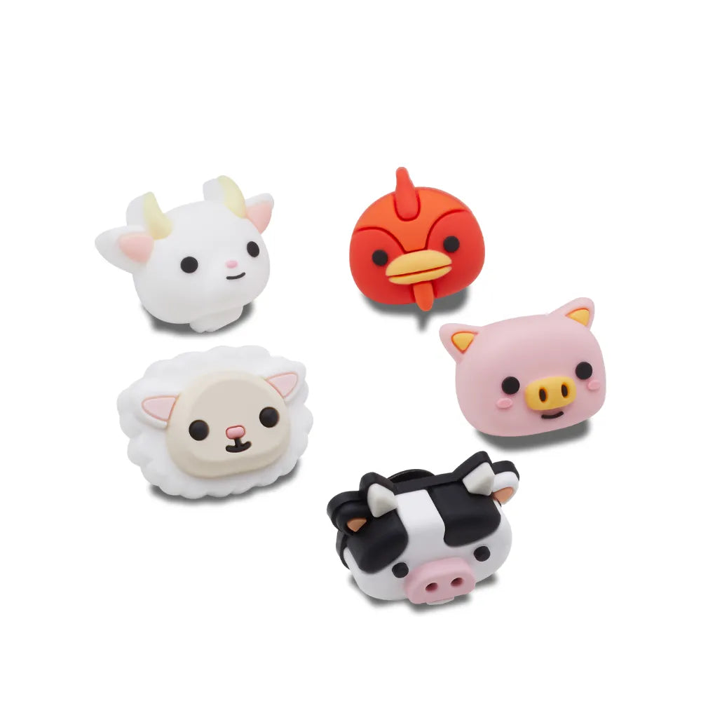 Jibbitz™ Charm 3D Farm Animal Faces