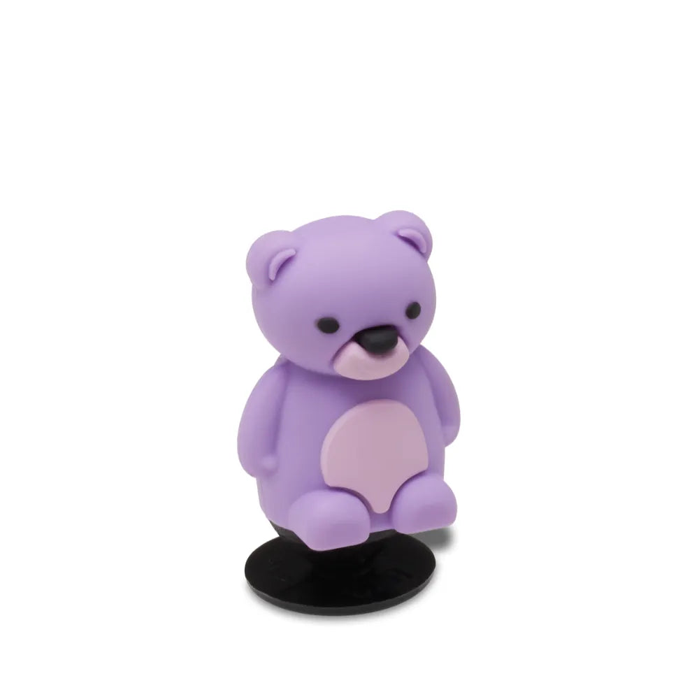 Jibbitz™ Charm 3D Purple Teddy Bear