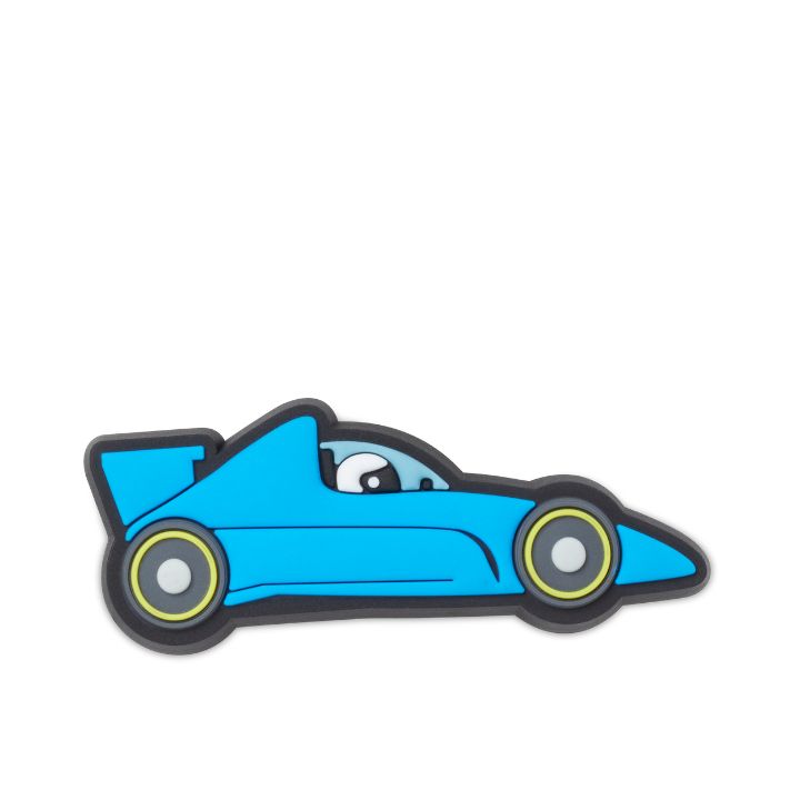 Jibbitz™ Charm Blue Race Car