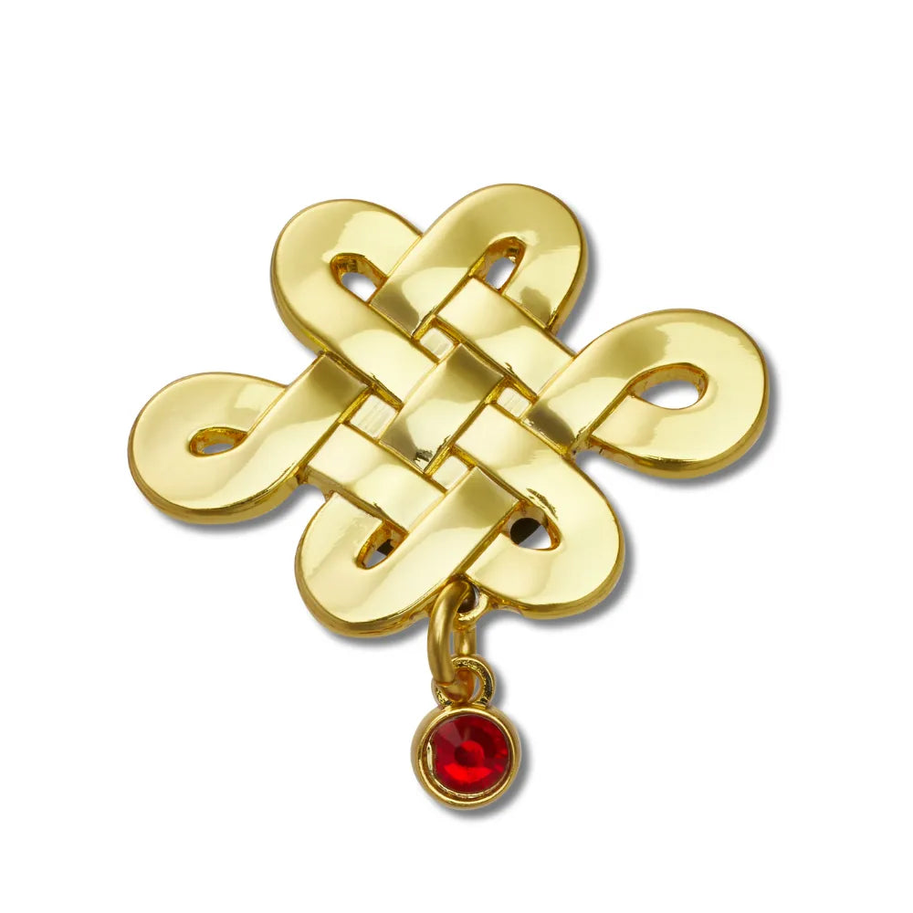 Jibbitz™ Charm CNY Gold Symbol And Gem