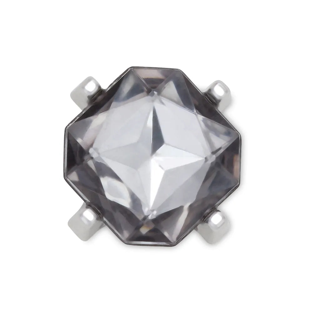 Jibbitz™ Charm Charcoal Square Gem