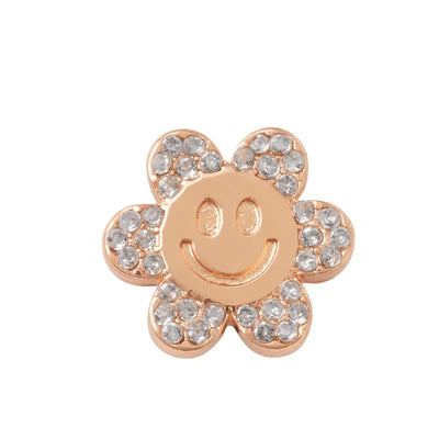 Jibbitz™ Charm Diamond Flower Face