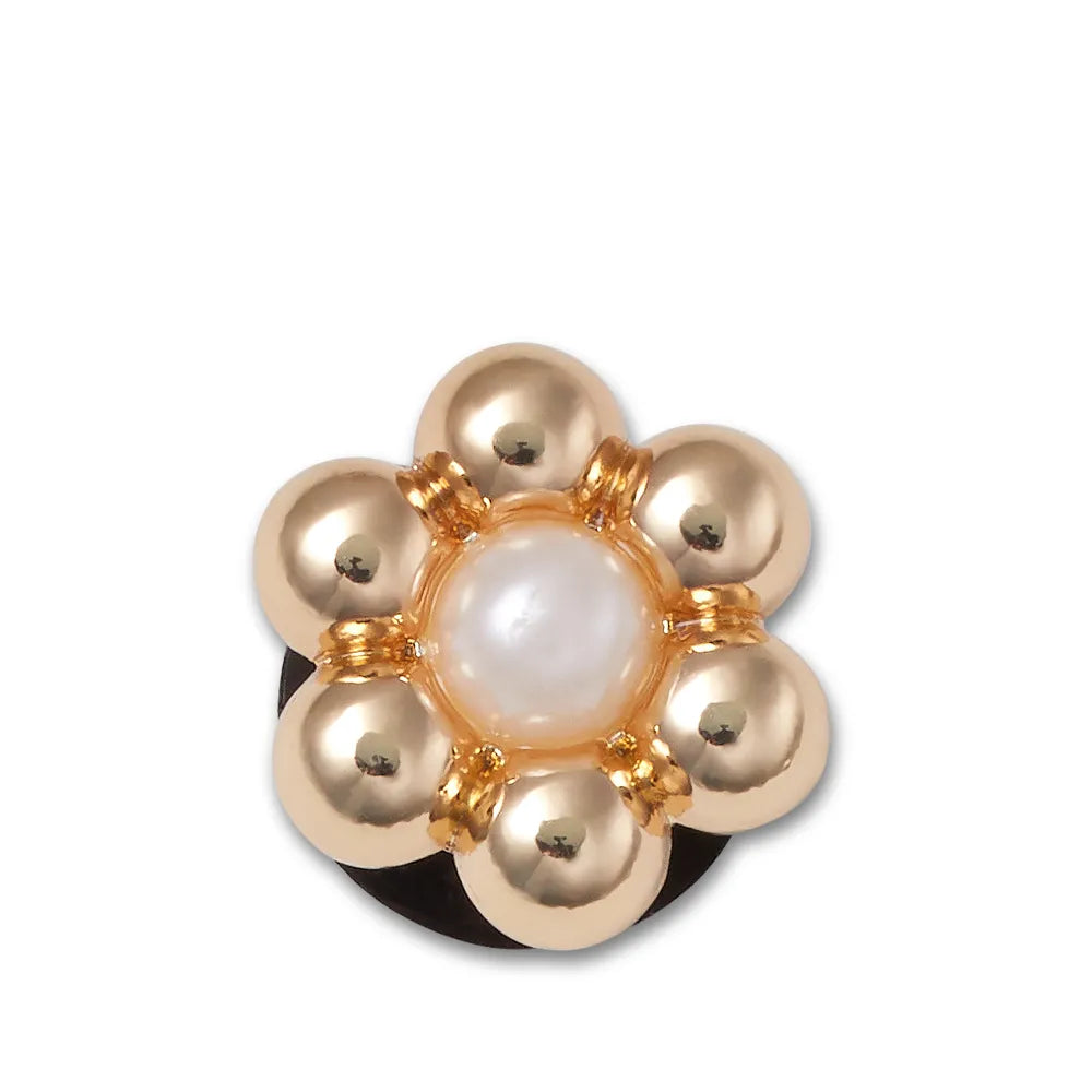 Jibbitz™ Charm Gold And Pearl Tiny Flower