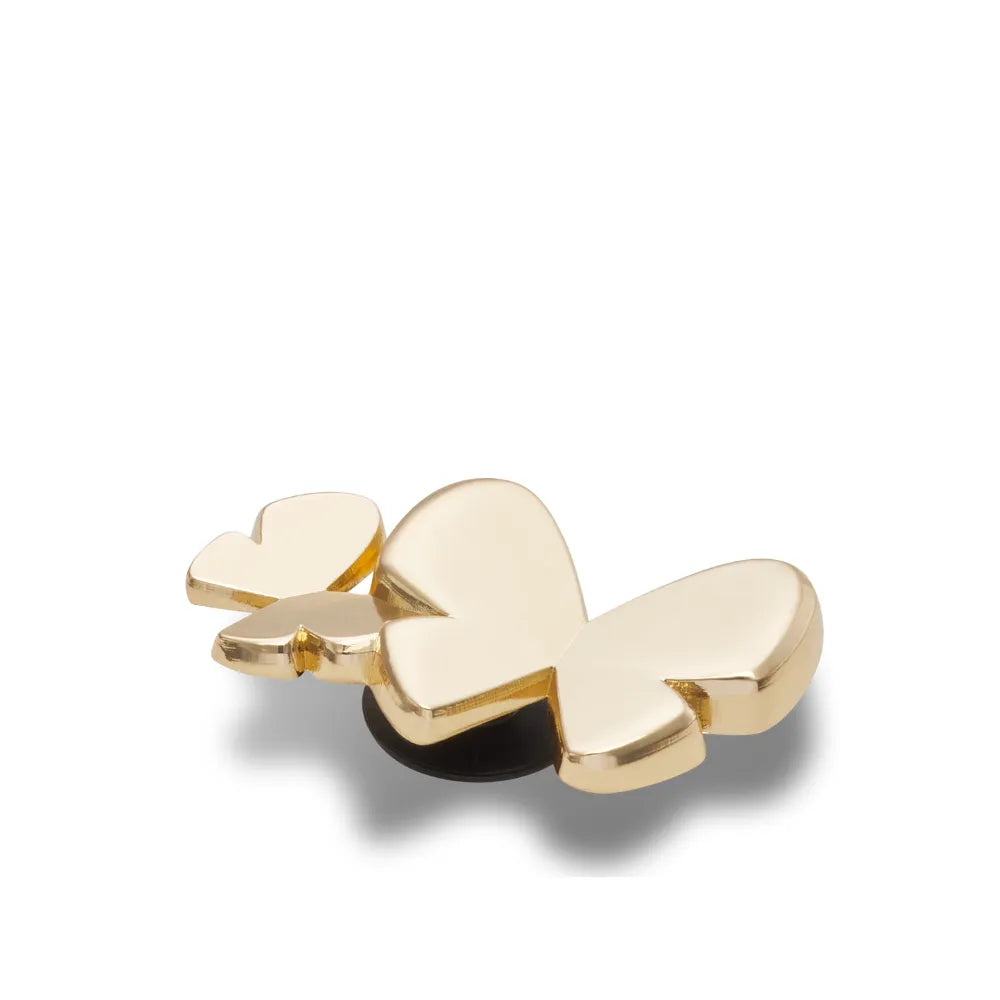 Jibbitz™ Charm Gold Butterfly Duo