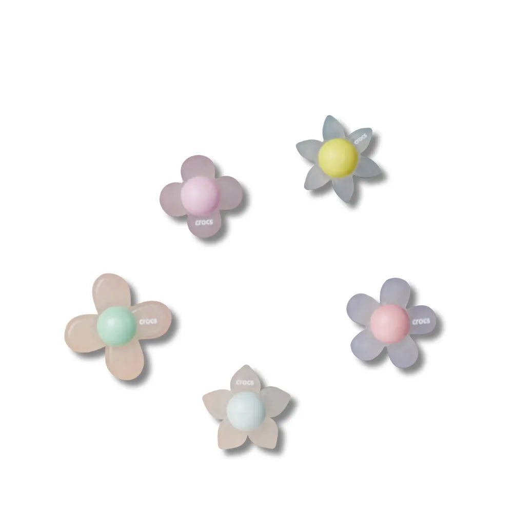 Jibbitz™ Charm Iridescent Flowers Colorful Center