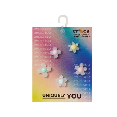 Jibbitz™ Charm Iridescent Flowers Colorful Center