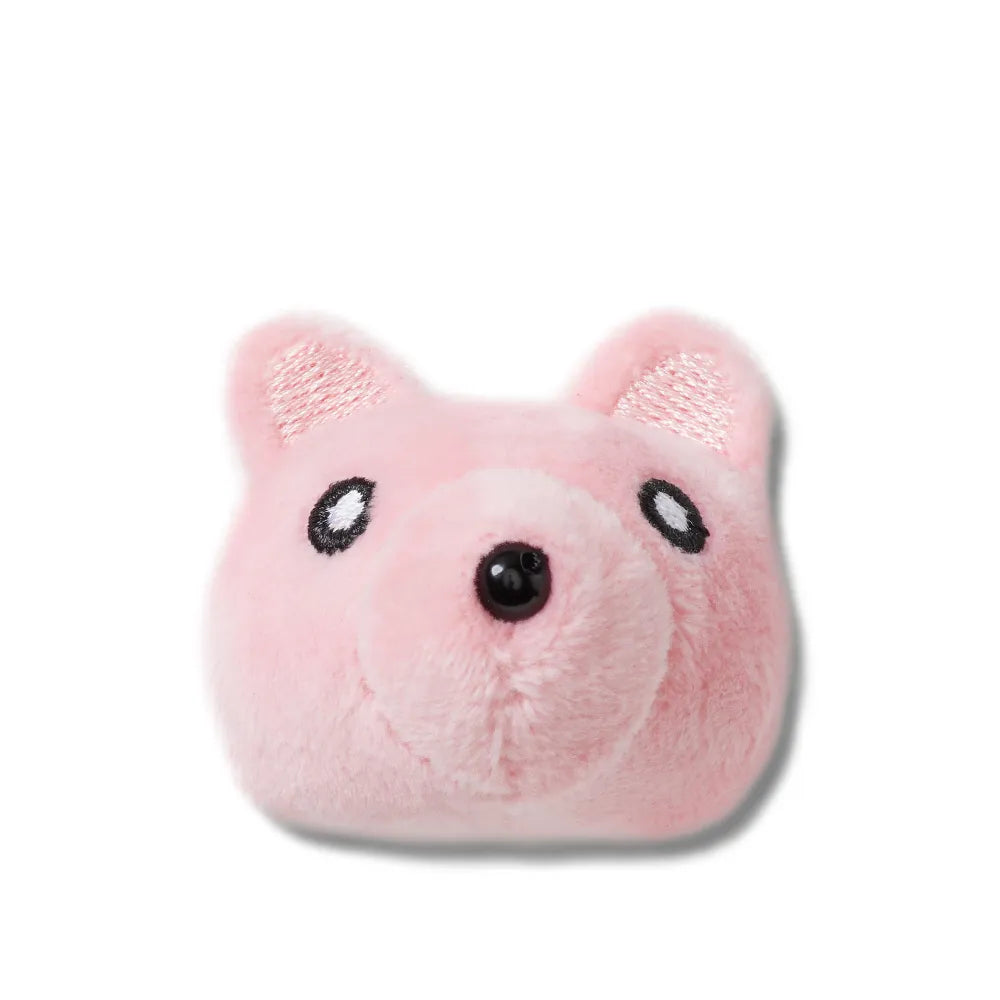 Jibbitz™ Charm Pink Plush Teddy Face