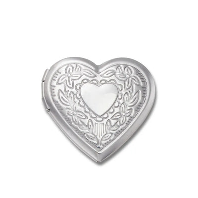 Jibbitz™ Charm Silver Heart Locket