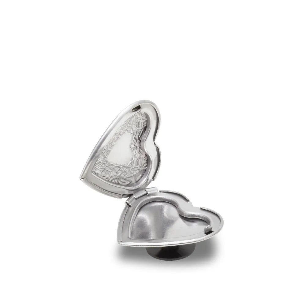 Jibbitz™ Charm Silver Heart Locket