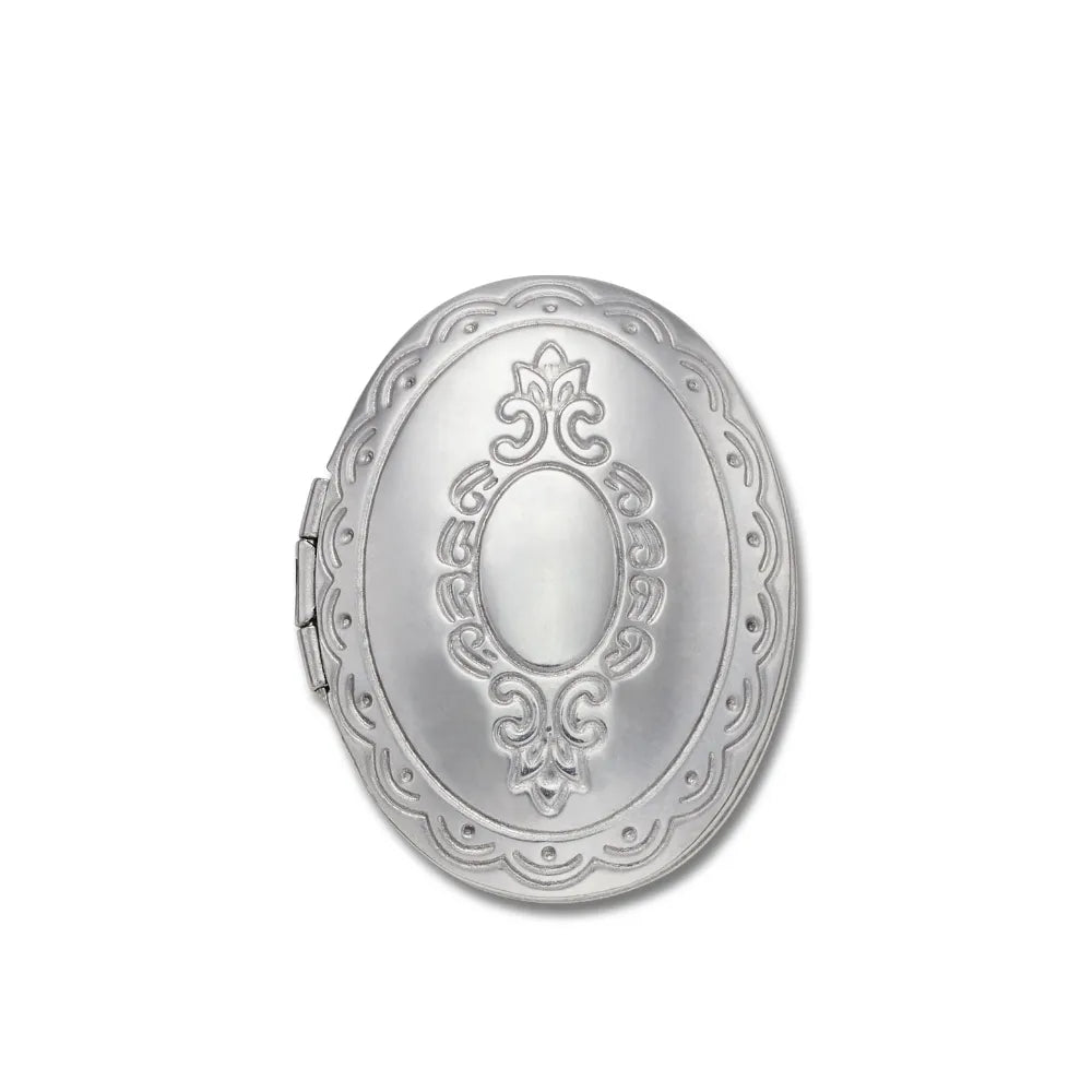 Jibbitz™ Charm Silver Oval Locket