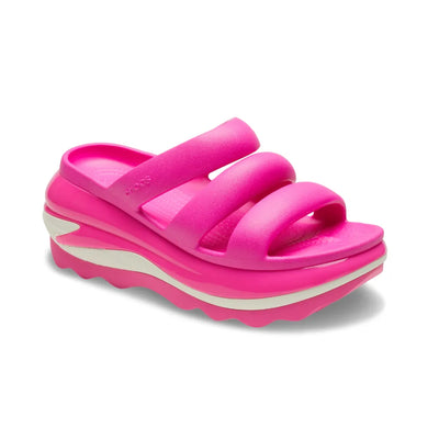 Dép quai ngang Unisex Crocs Mega Crush Triple Strap - Pink Crush