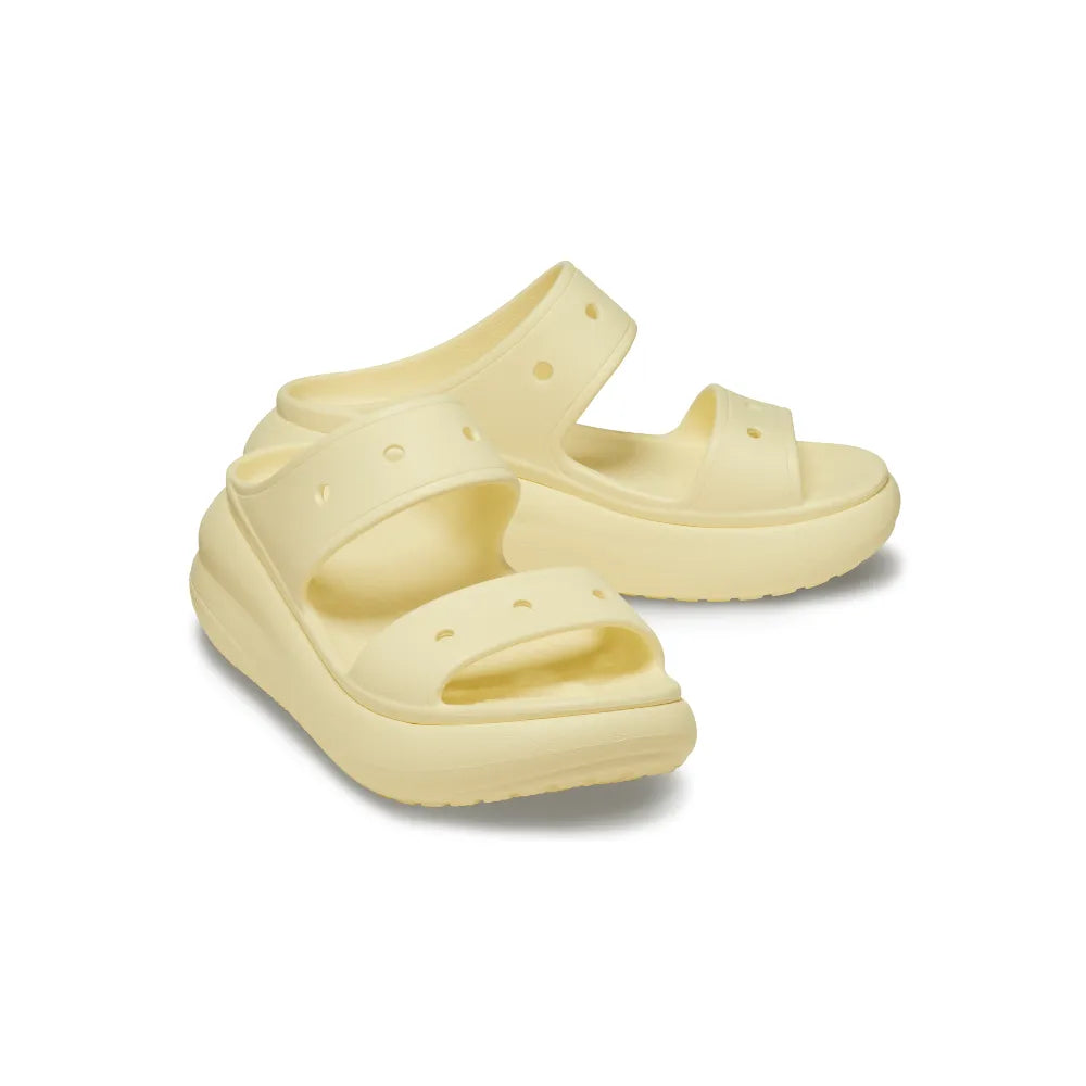 Dép Xăng Đan Unisex Crocs Classic Crush  - Buttercream