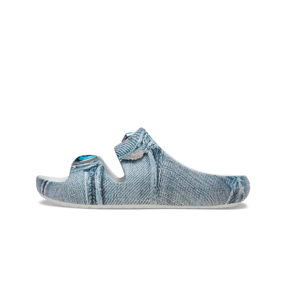 Dép Xăng Đan Unisex Crocs Classic Denim Moonlight - Moonlight