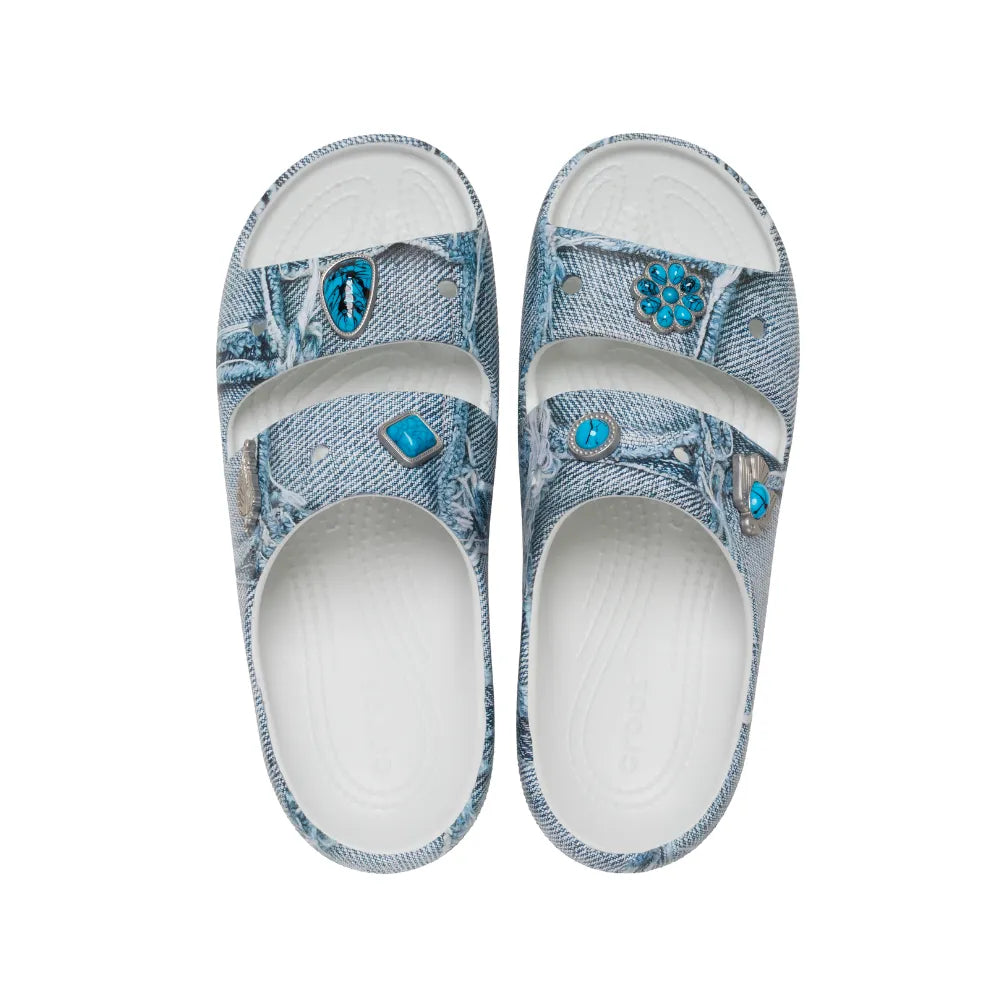 Unisex Crocs Classic Denim Moonlight Sandals