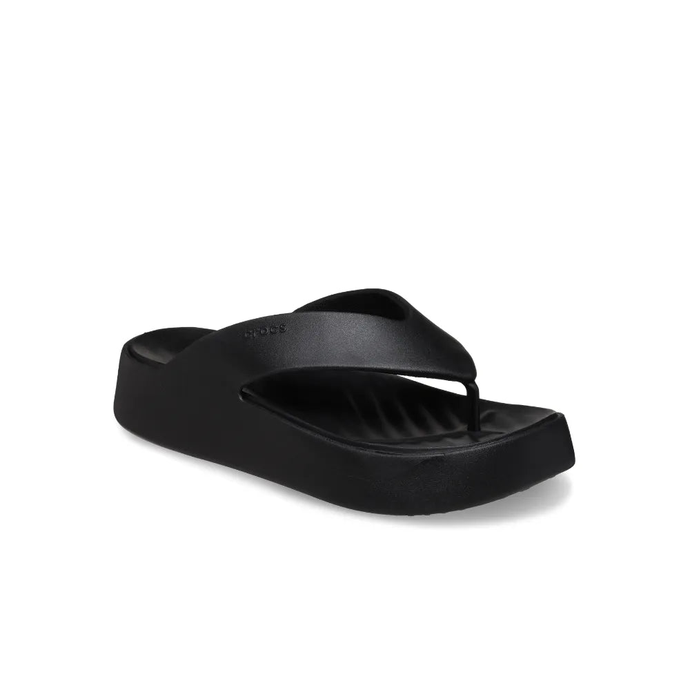 Dép Xỏ Ngón Nữ Crocs Getaway Platform - Black