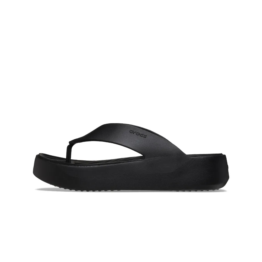 Dép Xỏ Ngón Nữ Crocs Getaway Platform - Black