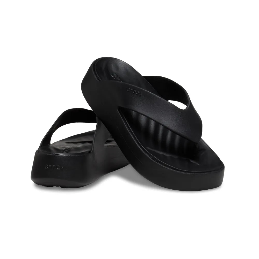 Dép Xỏ Ngón Nữ Crocs Getaway Platform - Black