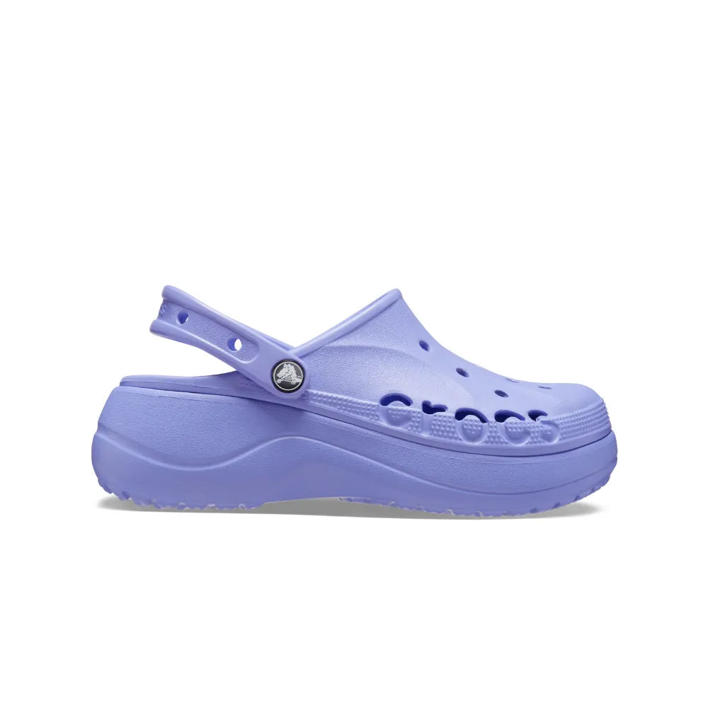 Giày Clog Nữ Crocs Baya Platform - Digital Violet