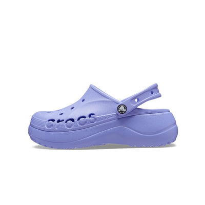 Women's Crocs Baya Platform Clogs - Digital Violet