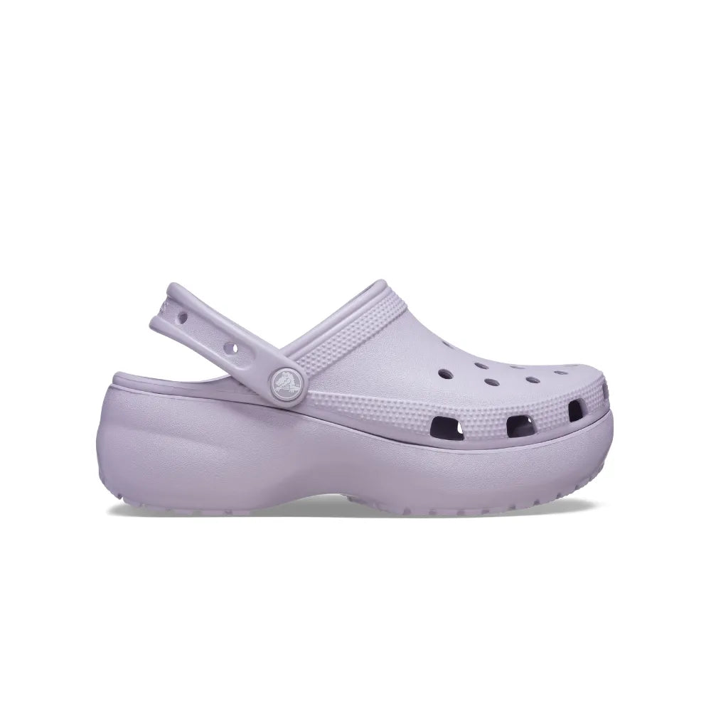 Giày Clog Nữ Crocs Platform Classic - Mauve Mist