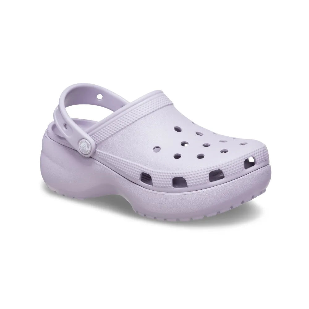 Giày Clog Nữ Crocs Platform Classic - Mauve Mist