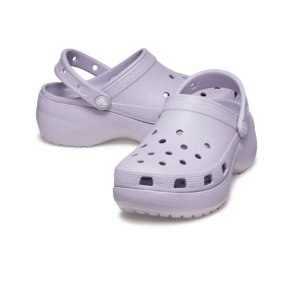 Women's Crocs Classic Platform Clog - Mauve Mist