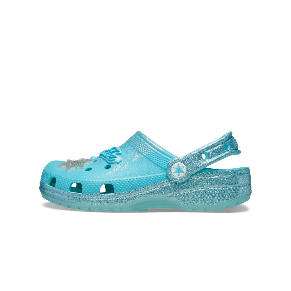 Giày Clog Trẻ Em Crocs Toddler Classic Frozen Elsa