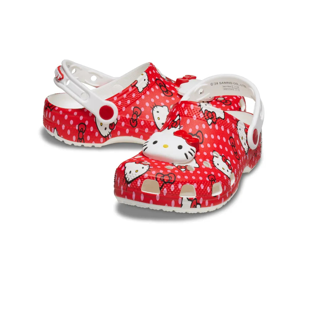 Kid's Crocs Classic Hello Kitty Red ﻿﻿Clog