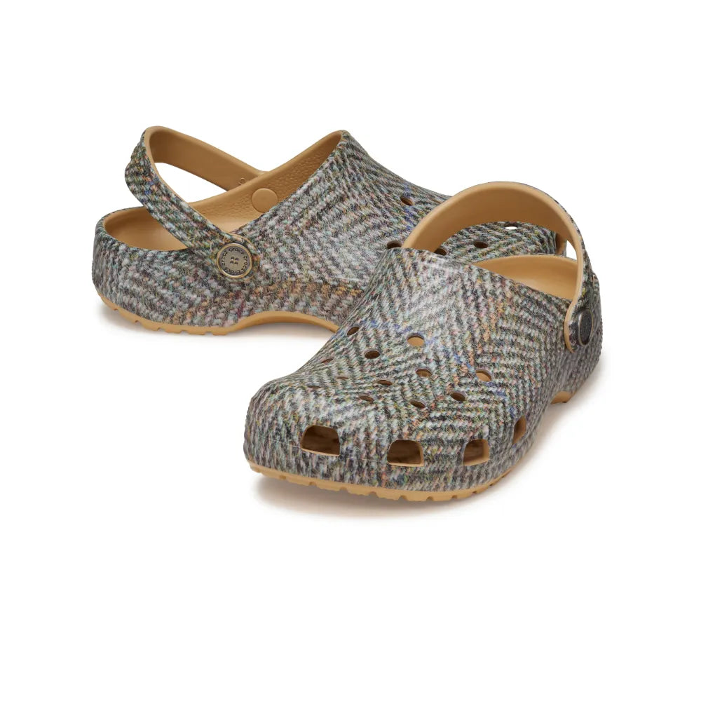 Giày Clog Trẻ Em Crocs Classic Tweed - Wheat