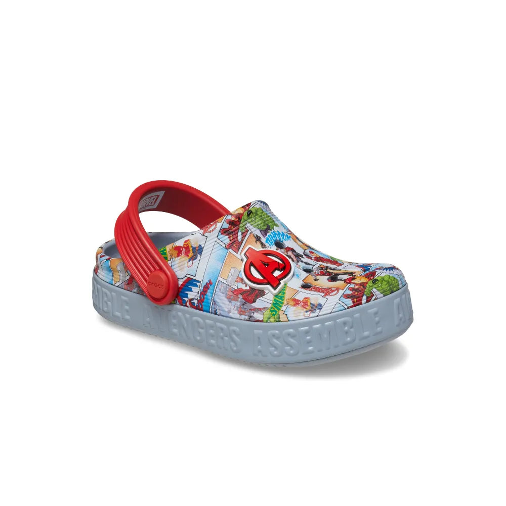 Giày Clog Trẻ Em Crocs Off Court Avengers - Blue Grey