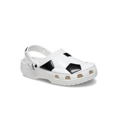 Giày Clog Trẻ Em Crocs Toddler Soccer Ball - White