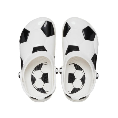 Giày Clog Trẻ Em Crocs Toddler Soccer Ball - White