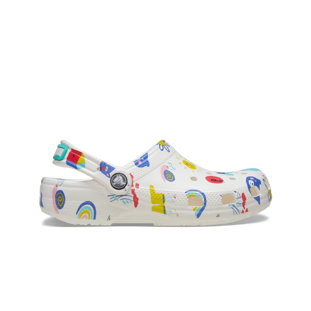 Toddler Crocs Classic Doodle Print Clog