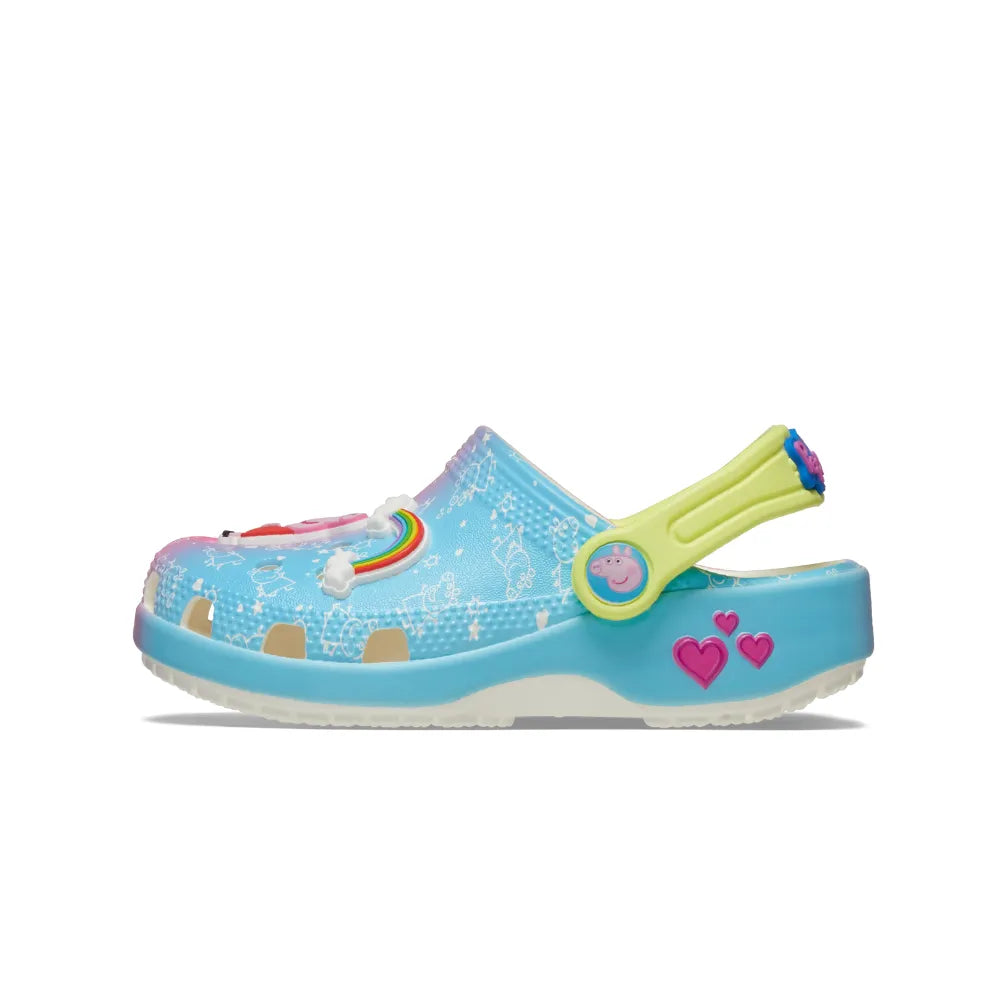 Giày Clog Trẻ Em Crocs Toddler Classic Peppa Pig