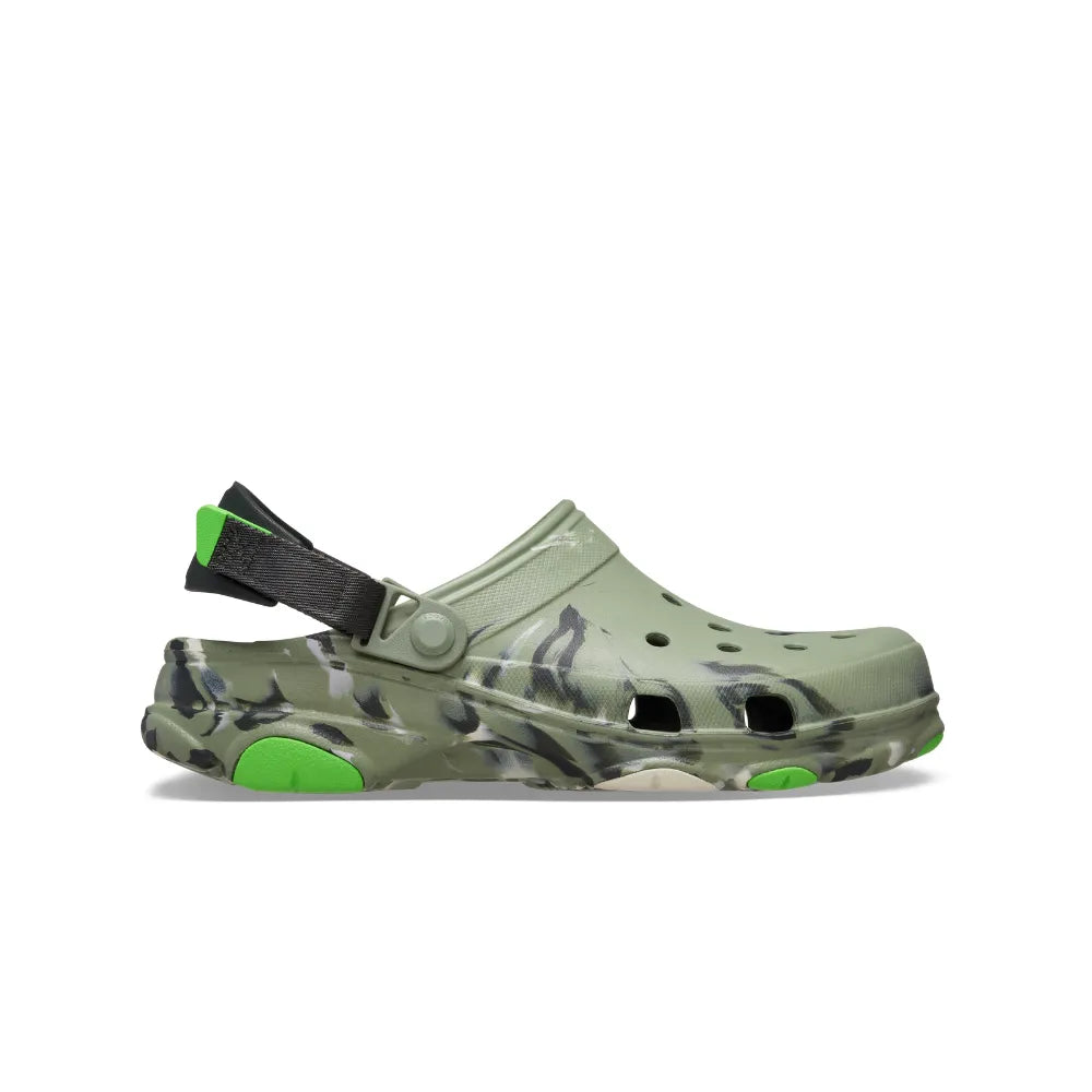 Giày Clog Unisex Crocs All-Terrain Marbled - Moss