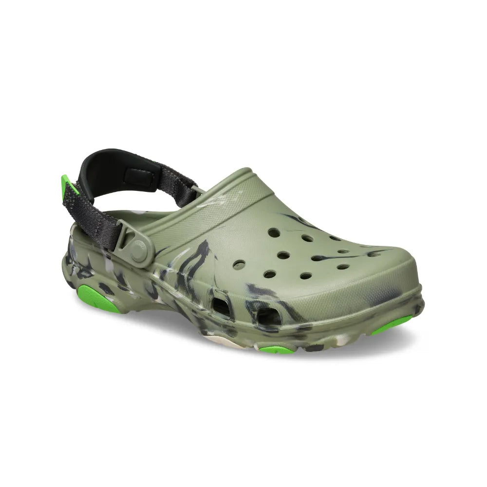 Giày Clog Unisex Crocs All-Terrain Marbled - Moss