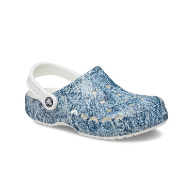 Giày Clog Unisex Crocs Baya Denim - White