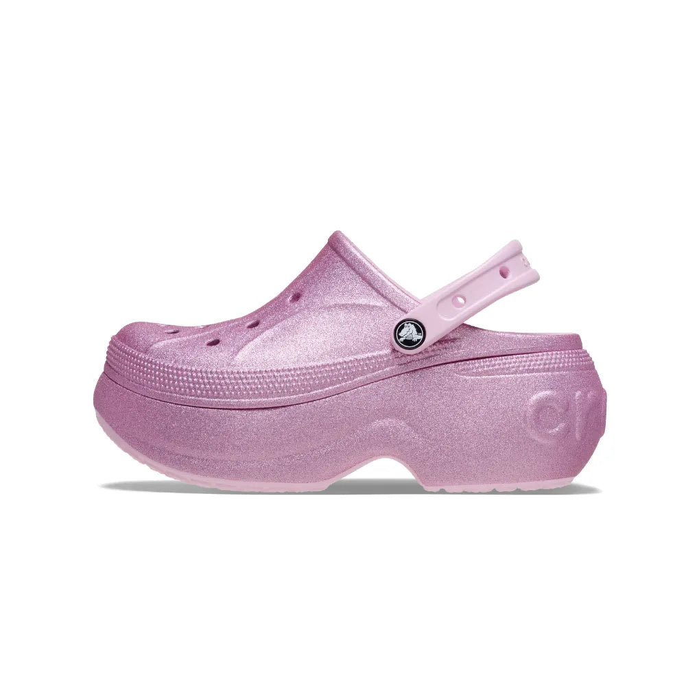 Giày Clog Unisex Crocs Bella Glitter - Ballerina Pink