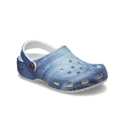 Giày Clog Unisex Crocs Classic Denim - Moonlight