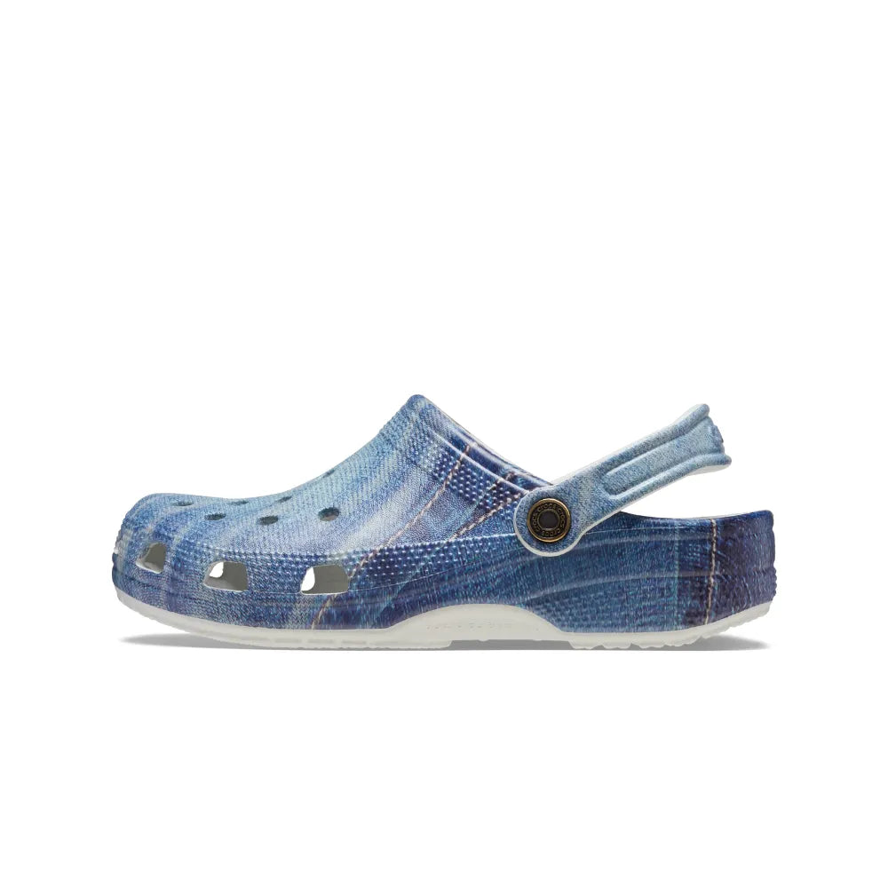 Giày Clog Unisex Crocs Classic Denim - Moonlight