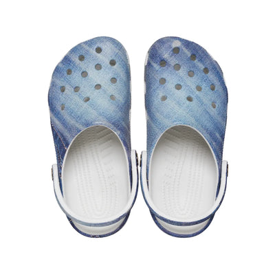 Giày Clog Unisex Crocs Classic Denim - Moonlight