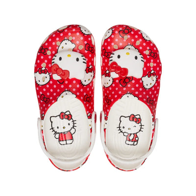 Giày Clog Unisex Crocs Classic Hello Kitty Red