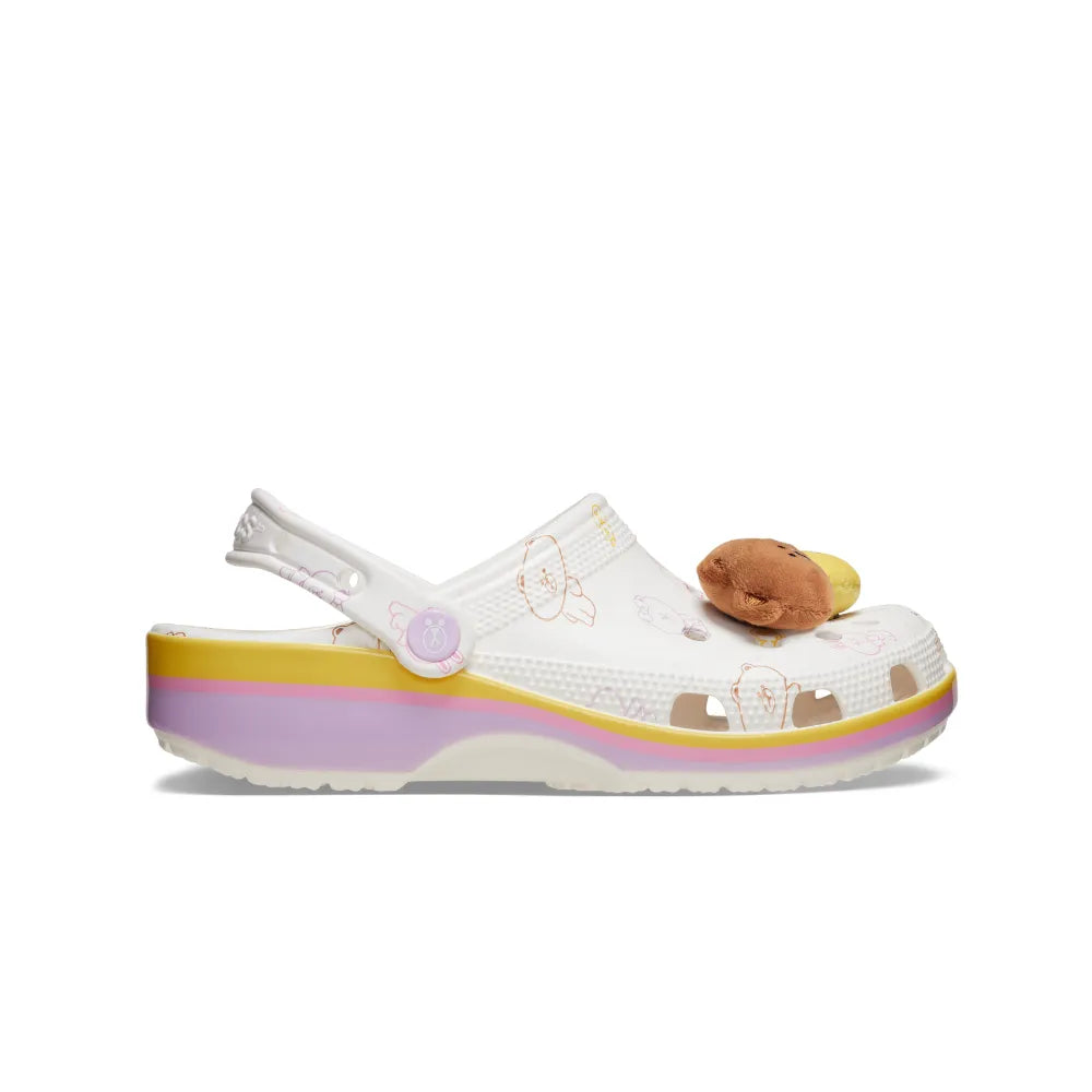 Unisex Crocs Classic Line Friends Clog - White