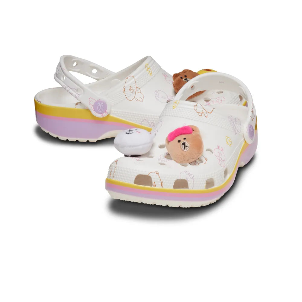 Giày Clog Unisex Crocs Classic Line Friends - White – Crocs™ Việt Nam