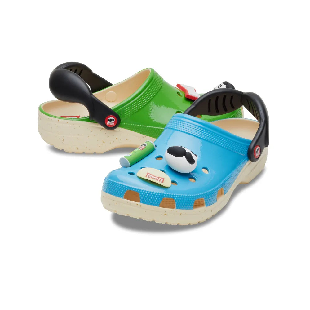 Giày Clog Unisex Crocs Classic Pringles - Blue/Green